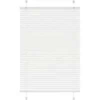 vidaXL Plissé rolgordijn 90x150 cm stofbreedte 89,4 cm polyester wit