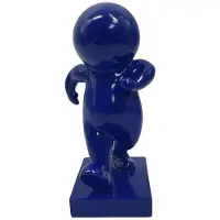 PT Living Decoratie Statue Amigo Walking Medium Cobalt Blue