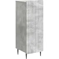 vidaXL Dressoir Betongrijs 34,5 x 33 x 92 cm Bewerkt hout