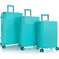 Heys HiLite 4 wielen Kofferset 3-delig met uitbreidingsplooi blauw
