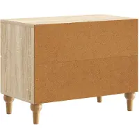 vidaXL Nachtkastje Sonoma Eiken 62 x 34,5 x 48 cm Bewerkt hout