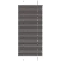 vidaXL Plissé rolgordijn 60x100 cm stofbreedte 59,4 cm polyester zwart