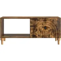 vidaXL Salontafel, gerookt eikenhout, 90 x 50 x 40 cm, houtvezel