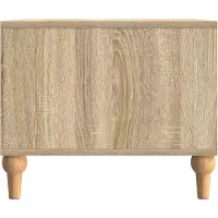 vidaXL Salontafel Sonoma Eiken 90 x 50 x 40 cm Bewerkt hout