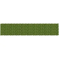 vidaXL Balkonscherm met bladeren Groen en Geel 500 x 100 cm