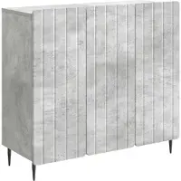 vidaXL Dressoir Betongrijs 89 x 34,5 x 82 cm Bewerkt hout
