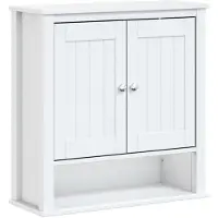 vidaXL Badkamerkast BERG 69,5x27x71,5 cm massief grenenhout wit