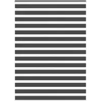 vidaXL Zebra rolgordijn 160x200 cm stofbreedte 155,9 cm zwart