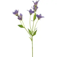Easyplants | Kunstbloem Grasklokje 62 cm paars | Zijde | Nepbloemen | paars | Onderhoudsvrij | Kant-en-klaar
