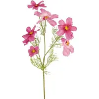 Easyplants | Kunstbloem Cosmos 74 cm fuchsia | Zijde | Nepbloemen | fuchsia | Onderhoudsvrij | Kant-en-klaar
