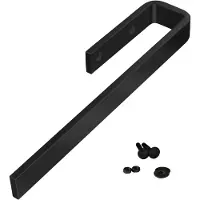 Sotech Handdoekstang PELI voor kastmontage massief aluminium zwart geanodiseerd Lengte: 325 mm Hoogte: 30 mm Breedte: 65 mm BA 64 mm