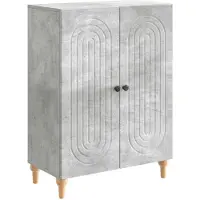 vidaXL Dressoir Betongrijs 66 x 34,5 x 90 cm Bewerkt hout
