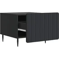 vidaXL Salontafel met lade Zwart 49 x 50 x 42 cm Bewerkt hout