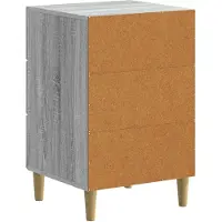 vidaXL Nachtkastje Grijs sonoma 43 x 41 x 66,5 cm Bewerkt hout