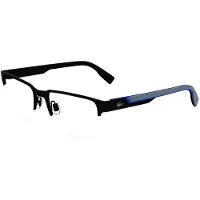 Lacoste L2305 N 54/19/145 Zwarte Metalen Bril MAN L2305 N