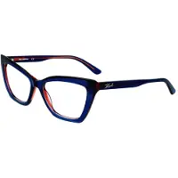 Karl Lagerfeld Bril - - KL6063 N - Blauwe trilayer - Zyl (plastic) - 54/17/140