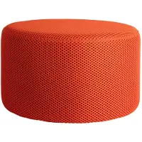 Leitmotiv poef retro mesh rond - 50x50x30 cm