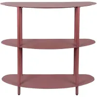 Leitmotiv Sidetable Cabinet Riqueza Burgundy Red