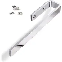 Sotech 2s Handdoekrek PELI voor kastmontage / Om op te schroeven / Massief aluminium / Chroom gepolijst / Handdoekrek badkamer Handdoekhaken