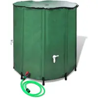 Ren Waterton - Regenton - Watertank - Opvouwbare Regentank - 750 L - Groen - 100cm x 100cm x 100cm; 6.1 kg