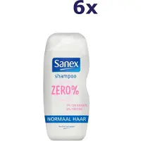 Sanex 6x Shampoo Zero% Sensitive 250 ml