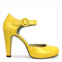 Noë Shoes Nabla Pump Sandalette Mustard