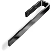 Sotech 2s Handdoekrek PELI voor kastmontage / Om op te schroeven / Massief aluminium / Chroom donker / Handdoekrek badkamer Handdoekhaken