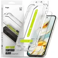 Ringke Easy Slide Geschikt voor Google Pixel 9a | Screen Protector met Jig | 9H Volledig Dekkend Tempered Glass | Case Friendly | Gemakkelijke Installatie | 2-Pack