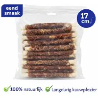 Papillon Pet Products Papillon Natuurlijke Kauwsticks Hond Eend 17 cm – Langdurige Kauwsnack – Gebitsverzorging – 100% Natuurlijk