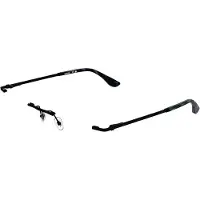 Lacoste L2324 54/20/145 Matte zwarte Metalen Zonnebril MAN L2324
