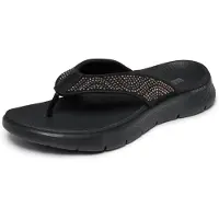 SKECHERS 140184 Go Walk Flex Sandal Teenslippers | Maat 36 Dames Zwart