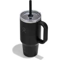 Hydroflask - Travel Tumbler Clear Lid - Isoleerbeker 946 ml, zwart