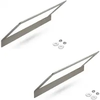 Sotech 2s Handdoekenrek OVATO 500 x 176 mm (BA 384 mm) Roestvrij staal / Anti-vingerafdruk coating / Handdoekhouder badkamer
