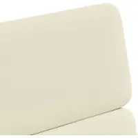 vidaXL Eetkamerstoelen met wielen 2 st Kunstleer Crème 58 x 65 x 98 cm