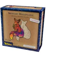 Philos houten puzzel dieren 2 in 1 vos 143 stukjes.