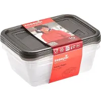 Keeeper Bewaardoos 'fredo fresh', 3x 1,25 liter, rechthoekig