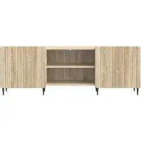 vidaXL TV Kast Sonoma Eiken 150 x 31 x 52 cm Bewerkt hout
