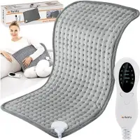 Ruhhy Warmtedeken - 60 x 30 cm - katoen - afstandsbediening - elektrische deken - verwarmingskussen