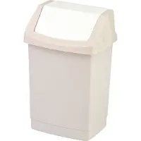 Keter Click-It - Prullenbak - 25L - Beige - Swingdeksel