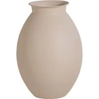 Woood Caro Vaas XXL - Metaal - Zand - 70x50x50