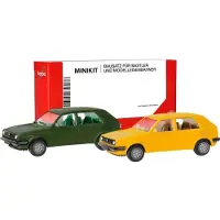 Herpa VW Golf II 4d., Groen/geel (Minikit 2 St.)