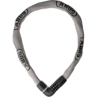 ABUS Fietsslot Kettingslot - Tresor 6807C - Security level 7 - grijs - 110 cm - Geschikt voor elektrische fietsen en stadsfietsen
