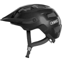 ABUS Fietshelm MOTRIP shiny black L - 57-61 cm - zwart - Geschikt voor gebruik op mountainbikes - 350 g