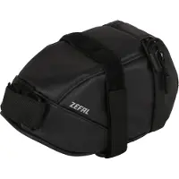 Zéfal Zadelzak Iron Pack 2 M-DS, zwart, afmetingen 9x17,5x9,5 cm, inhoud 0,9 liter.