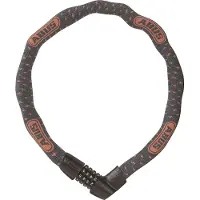 ABUS kettingslot Tresor 1385/75 Grijs Lightning – Cijferslot van gehard staal – 6 mm dikke vierkante ketting – beveiligingsniveau 6 – 75 cm – Grijs