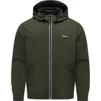 Ragwear Outdoorjas 'Shellwie Bonded' donkergroen