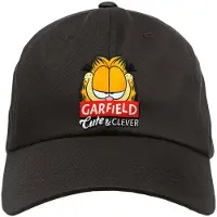 Garfield Cap - Metal-Kids - Cute & Clever - voor Kinderen - zwart - Maat M
