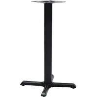 vidaXL Bistrotafelpoot 56x56x72 cm gietijzer zwart