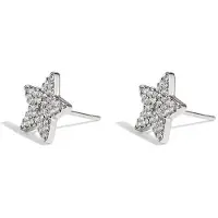 Yehwang oorknopjes met ster Zilver