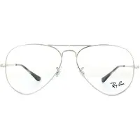 Ray-Ban Brilframes 6489 Aviator 2501 Zilver 58mm